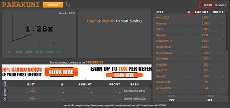 play pakakumi login|PAKAKUMI: The original bust game.